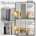 AJAZZ Blackout Accordion Door Curtain - Image 2