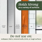 Adhesive Wall & Ceiling Decor Hooks: 6-Pack 3 lbs Heavy Duty No-Drill 360° - Image 7