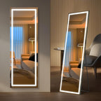 Kosmonia 65x24 Full Length Mirror, Dimmable 3 Color LED Light w/Light Memory - Image 2