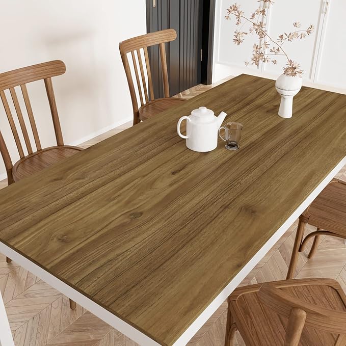WESTICK Peel and Stick Countertops Waterproof Brown Wood Contact Paper - Image 2