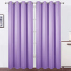 LEMOMO Blackout Curtains 66 x 95 inch/Lavender Curtains Set of 2 Panels/Thermal by Lemomo