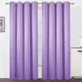 LEMOMO Blackout Curtains 66 x 84 inch/Lavender Curtains Set of 2 Panels/Thermal by Lemomo
