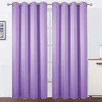 LEMOMO Blackout Curtains 66 x 84 inch/Lavender Curtains Set of 2 Panels/Thermal by Lemomo