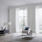 CUCRAF Grayish White Blackout Curtains 72 inch Length 2 Panels Set, Rod Pocket - Image 8