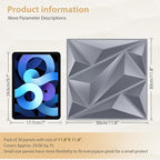 Heikki 30 Pack 3D Wall Panel for Interior Wall Décor, PVC Flower Textured Wall - Image 4