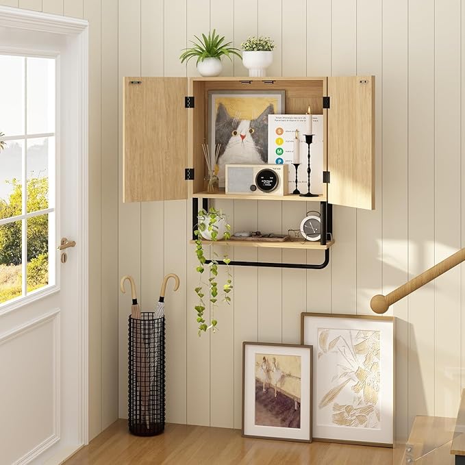 RUSTOWN Fluted Bathroom Wall Cabinet - Image 6