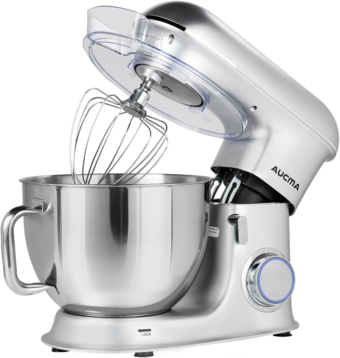 Aucma Stand Mixer,8.5QT 900W Kitchen Mixer, Large Capacity Kitchen Electric Mixers with Dough Hook, Wire Whip & Beater