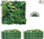VEVOR Artificial Grass Wall Panels, 3D Combination Greenery Boxwood Panel by VEVOR