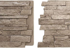 EverStone Acadia Ledge Faux Stone Panel, Soft Ash Color - Image 8