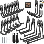 20 Pack Garage Hooks, Heavy Duty Steel Wall Mount Utility Hangers by YouthZeal