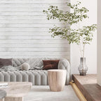 Abyssaly White Gray Wood Paper 17.71 in X 1003.9 in Self-Adhesive Removable - Image 7