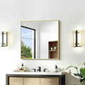 KOCUUY Gold Bathroom Mirror, HD Tempered Glass, Anti-Rust Frame, Modern Design by KOCUUY