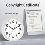 AKCISOT 14 Inch Wall Clock Silent Non Ticking Modern Wall Clocks Battery - Image 5