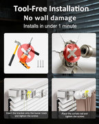 Mimiio No Drill Curtain Rod Brackets - Image 3