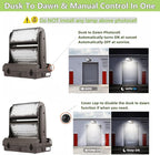 Dusk to Dawn 150W Rotatable LED Wall Pack Light, 5000K 21000LM 800-1000W - Image 3