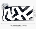 FLFK Black and White Design Wallpaper Border - Image 2