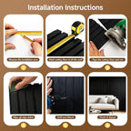 Acoustic Panels 4 Pack Self-Adhesive Upgrade, 23.62"X23.62" Sound Proof Wall - Image 4