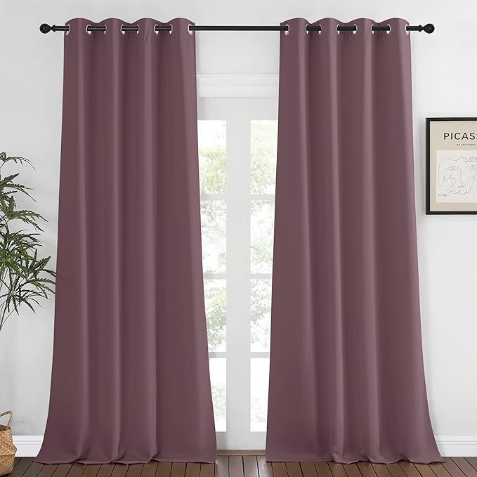 NICETOWN Blackout Window Curtain 90 inch Length by NICETOWN