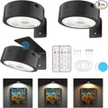 Narotood Picture Lights for Wall, Rechargeable Battery Magnetic Poster Lights by Narotood