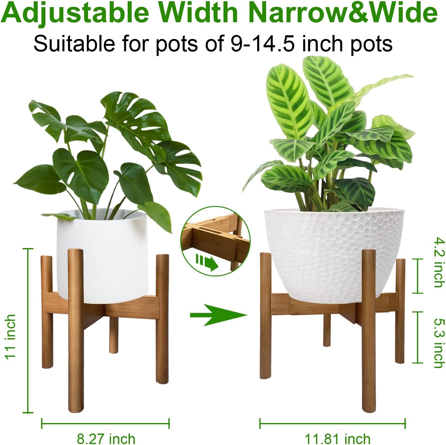 Adjustable Drink Dispenser Holder (9-14.5 Inch), Water Dispenser Stand - Fit Water Cooler, 3-5 Gallon Water Jug Jar Container, Beverage Dispenser, Water Filter Bottle, Water Crock Dispenser Countertop