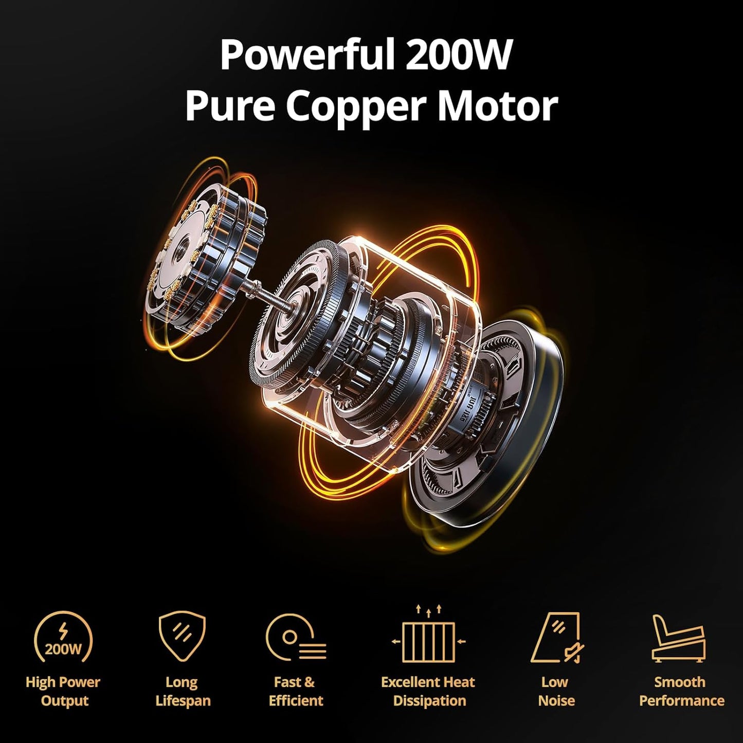 Powerful Deli Meat Slicer Machine, 200W Electric Food Slicer with 3 Types of 7.5" Stainless Steel Blades, Adjustable Thickness 0–15mm, for Meat, Cheese, Bread, Vegetables, Home Use