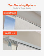 VEVOR Panel Track Blinds, Extendable Track from 45.8 in to 86 in W, Trimmable - Image 6