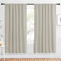 NICETOWN 2 Panels Blackout Curtains, Rod Pocket Window Curtains Room Darkning by NICETOWN