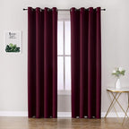 ChrisDowa Blackout Curtains 102 Inches Long 2 Panels Set by ChrisDowa