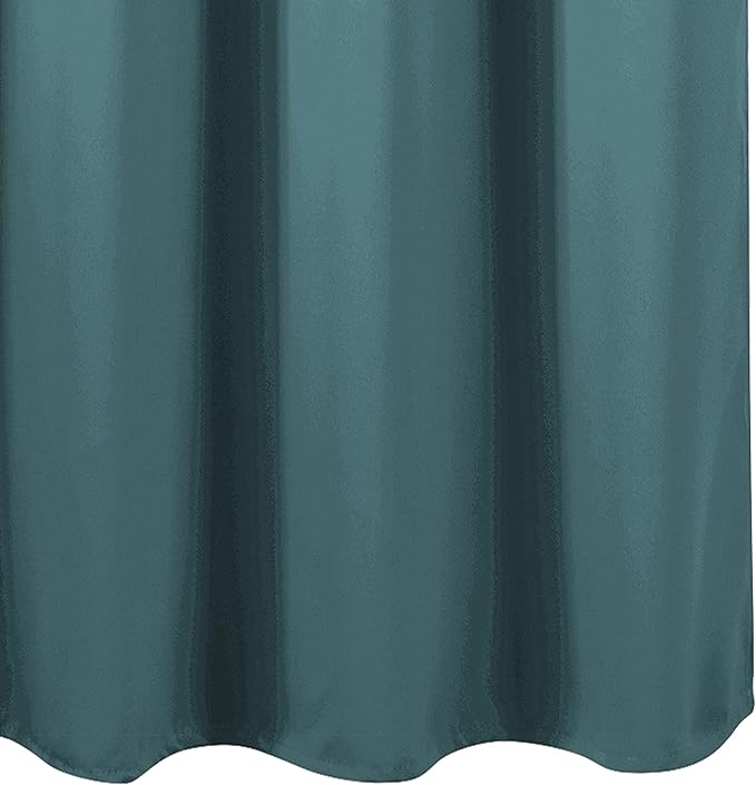 LEMOMO Blackout Curtains 52 x 45 inch/Sea Teal Curtains Set of 2 Panels/Thermal - Image 9