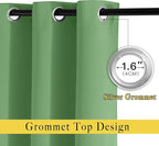 NICETOWN Sliding Door Window Treatment Blackout Patio Door Curtain Panels - Image 5
