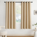 NICETOWN Blackout Curtains Grommet 2 Panels 72 Inches Long, Biscotti Beige by NICETOWN