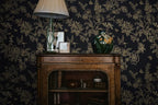 Froluya Black and Gold Wallpaper Peel and Stick Wallpaper 17.7"x393.7" Vintage - Image 5