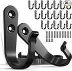 BREYDROK 20PCS Heavy Duty Metal Coat Hooks by BREYDROK