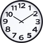 Large Wall Clock 16 Inch Silent Non-Ticking Modern Big Number Wall Clocks by HorizentWallClock