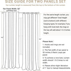 100% Blackout Shield Linen Blackout Curtains - Image 9