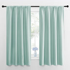 NICETOWN Blackout Curtains for Bedroom, Aqua Blue, 1 Pair, 42 by 45-inch by NICETOWN