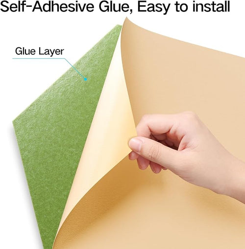 16 Pack Self-Adhesive Acoustic Panels 12" X 10" X 0.4" - Image 2