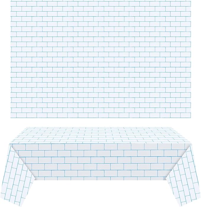 Chuangdi 2pcs 4.5 x 9 Feet Brick Wallpaper Peel and Stick Backdrop Tablecloth by Chuangdi