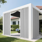 Joydeco Blackout Patio Sliding Door Curtains 96 Inches Long, Grommet Privacy - Image 4