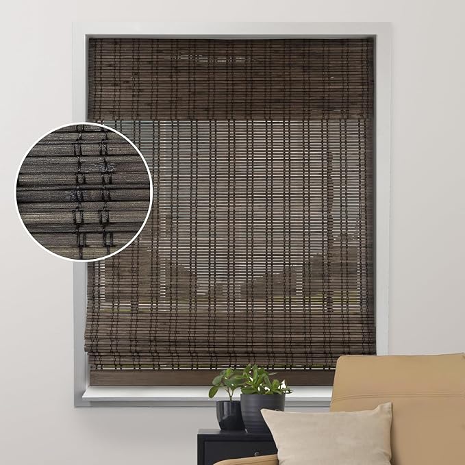 ARLO BLINDS Sheer Bamboo Roman Shades - Image 3