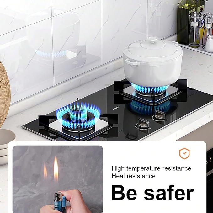Chejiaye 10pcs Marble Peel and Stick Waterproof Wall Panels, Heat-Resistant - Image 6