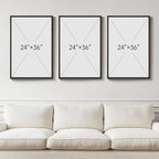 Framed Abstract Coastal Wall Art - Image 3