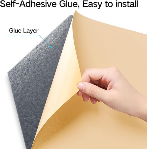 12 Pack Self-Adhesive Acoustic Panels 12" X 10" X 0.4" - Image 2