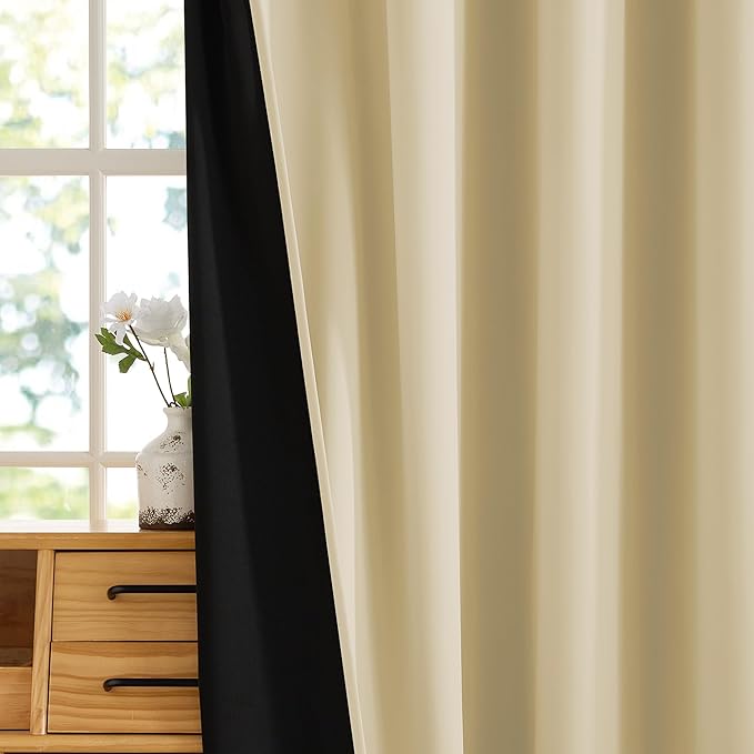 RYB HOME 100% Blackout Room Divider Curtains - Image 7