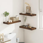 Vivelove 12" Deep Floating Shelves Over Toilet, Farmhouse Rustic Shelves - Image 8