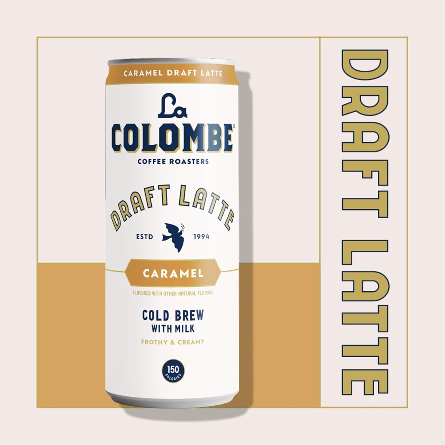 La Colombe Coffee, Caramel Draft Latte, 11 fl oz Cans (Pack of 12), Coffeehouse Quality Cold Brew, Specialty Grade Coffee Beans, Ready-to-Drink On-the-Go
