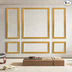 Art3d Pre-Cut Wall Molding Set of 6 pcs, Ready-to-Assemble Wainscoting Panels by Art3d