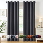 MIULEE Blackout Curtains for Bedroom Living Room 2 Panels, Thermal Insulated by MIULEE