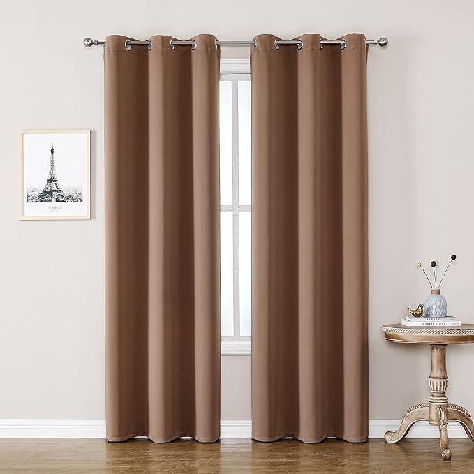 ChrisDowa Grommet Room Darkening Curtains by ChrisDowa