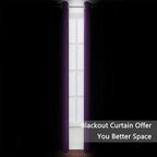 LEMOMO Blackout Curtains 66 x 84 inch/Purple Curtains Set of 2 Panels/Thermal - Image 3